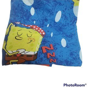 Vintage SpongeBob Squarepants Twin Bed Flat Sheet for Bedding or Craft Projects